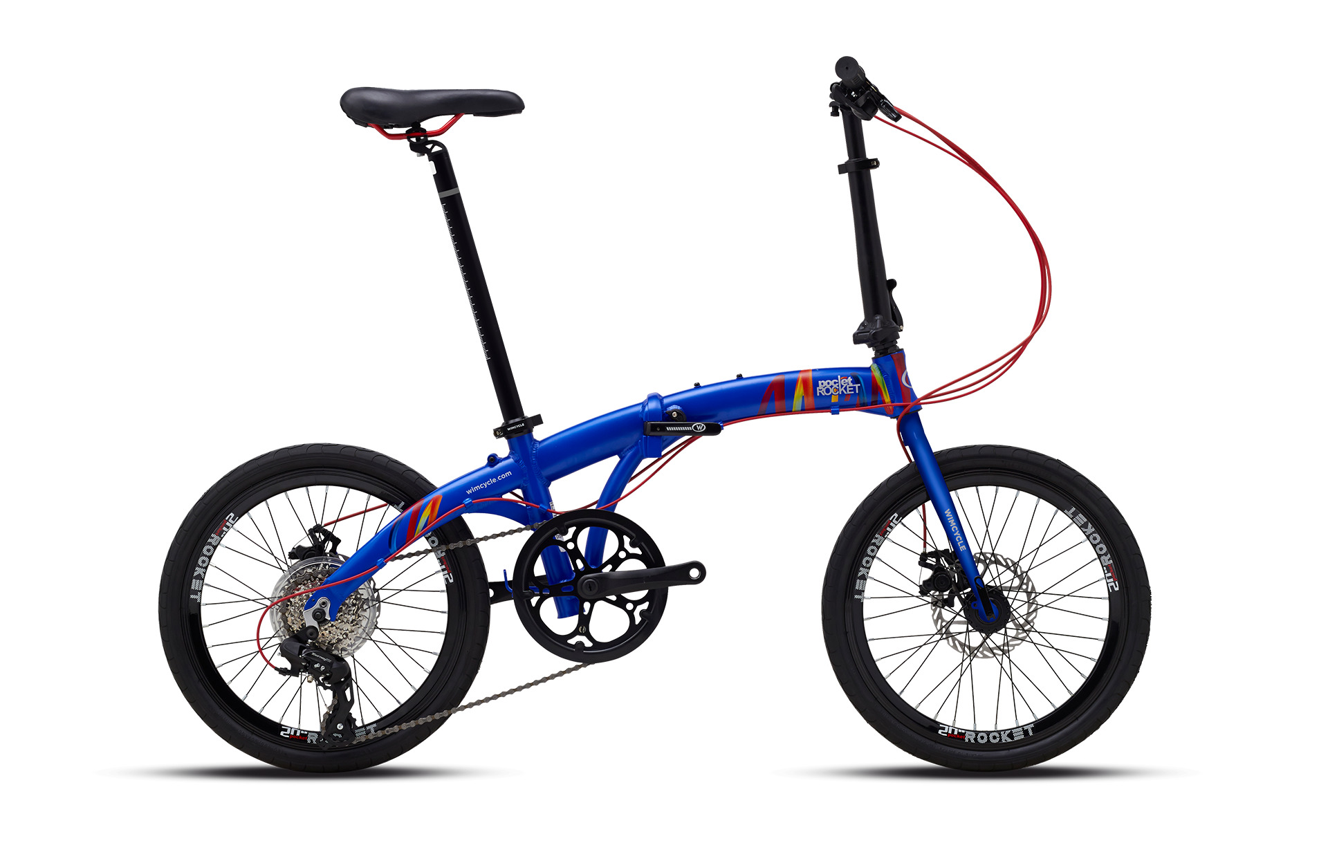 20" FOLDING POCKET ROCKET Sepeda Lipat Wimcycle Indonesia