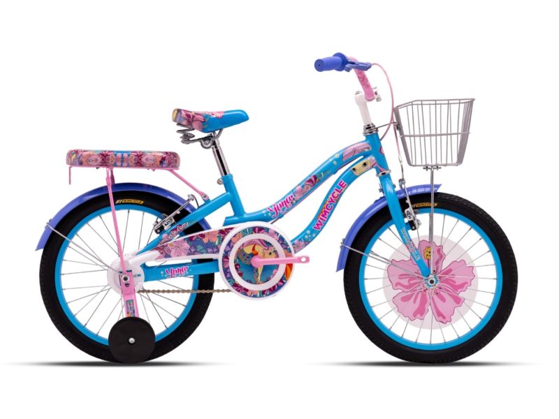 MY25 Sepeda Anak Perempuan Wimcycle YUNA 18 SB BLUE
