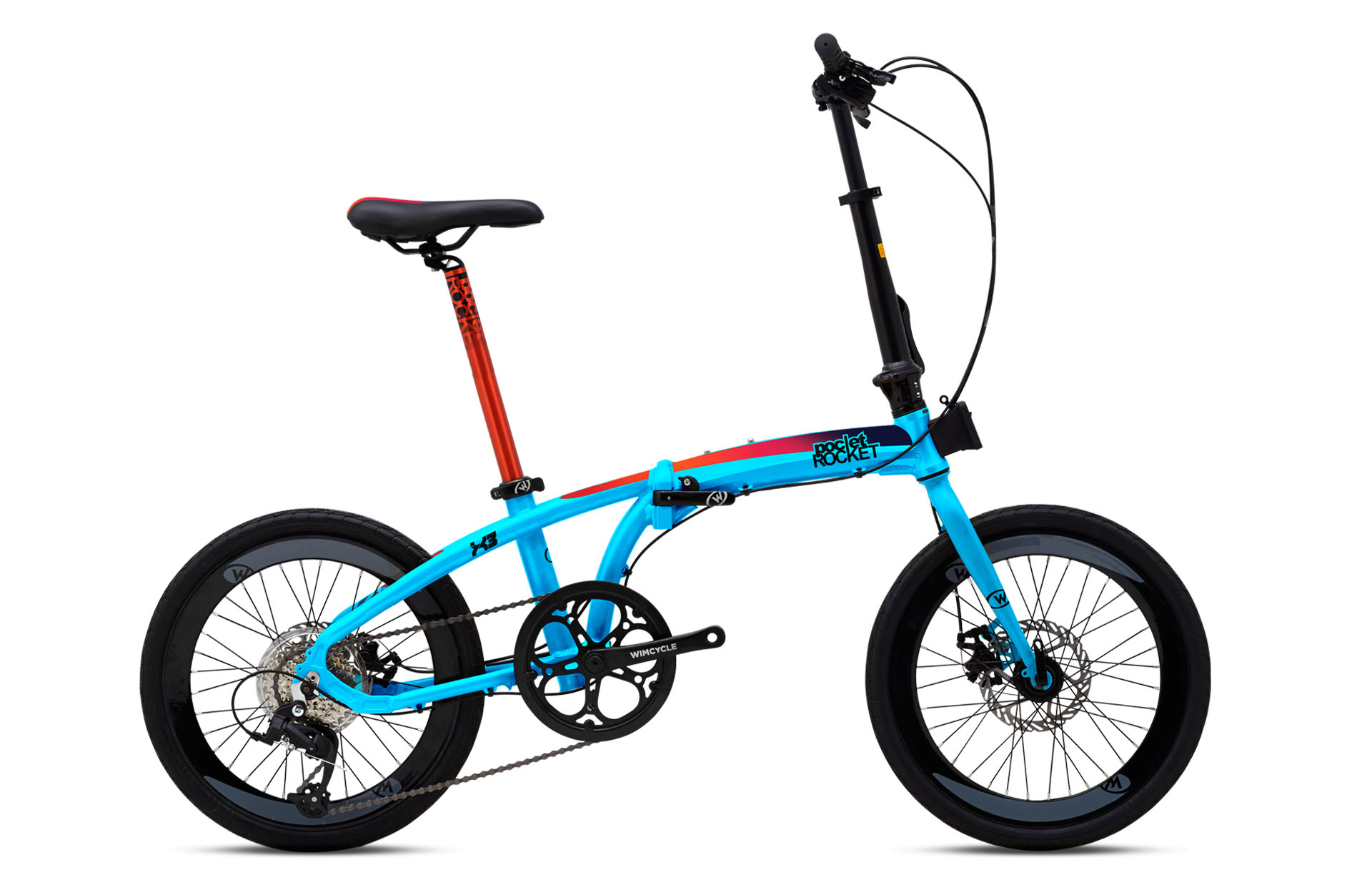 20" POCKET ROCKET X3 | Sepeda Lipat | Wimcycle Indonesia