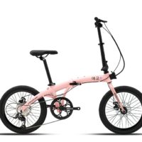 sepeda lipat wimcycle aegyo series rose pink