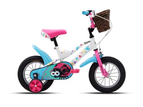 Sepeda Anak Wimcycle Bugsy Ukuran 12 Putih