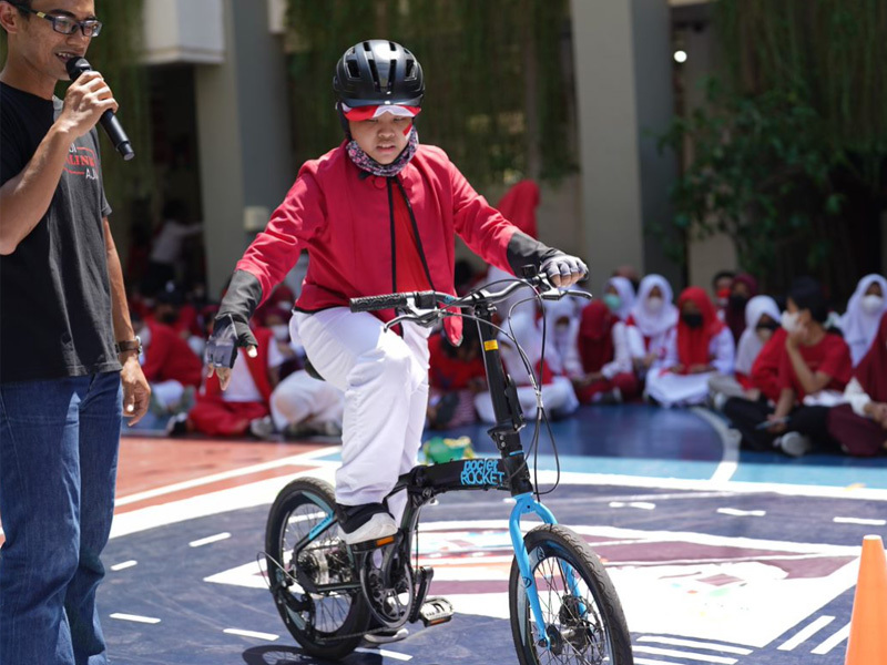 bermain sepeda dapat meningkatkan motorik anak