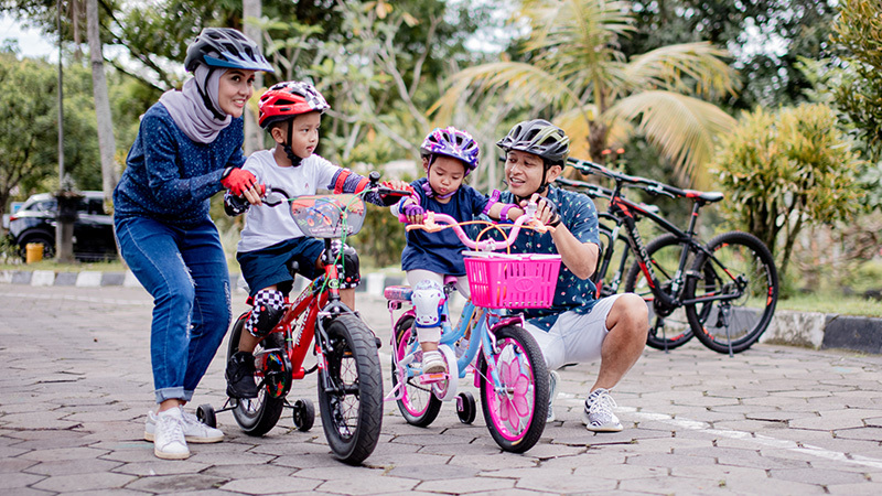 Manfaat bermain sepeda pada anak