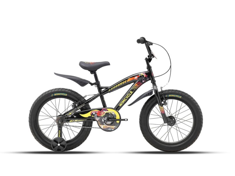 Sepeda Anak BMX Ban Besar Big Foot Road 18" Black Light