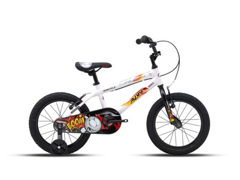 Sepeda Anak BMX Wimcycle Bronco Series Burn 16 White