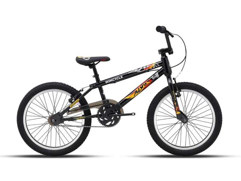 Sepeda Anak BMX Wimcycle Bronco Series Burn 20 Black