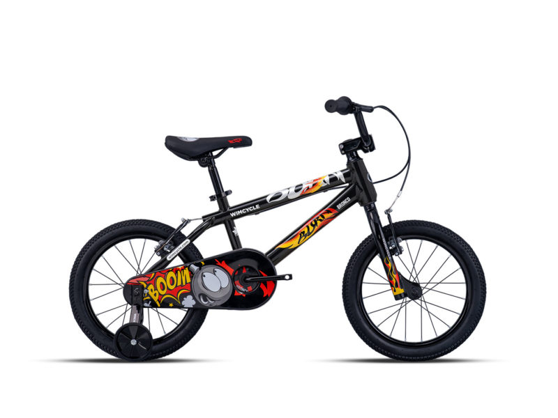 MY26 Sepeda Anak BMX WIMCYCLE BRONCO16 BURN BLACK G2 P