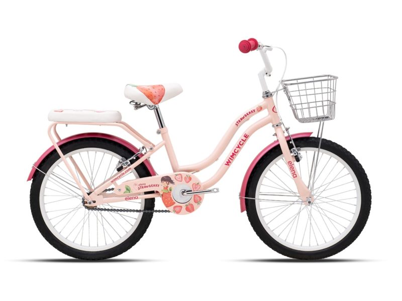 MY25 Sepeda Anak Perempuan WIMCYCLE ELENA20 STRAWBERRY Light Pink