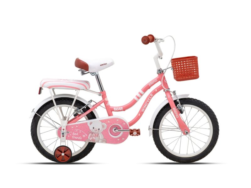 MY25 Sepeda Anak Perempuan Wimcycle Elena Bear 16" PINK