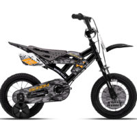 Sepeda anak moto cross Wimcycle Mobby Army Red