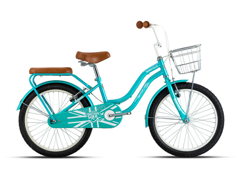 Sepeda Anak perempuan Elena British Soul 20" Turqois Blue