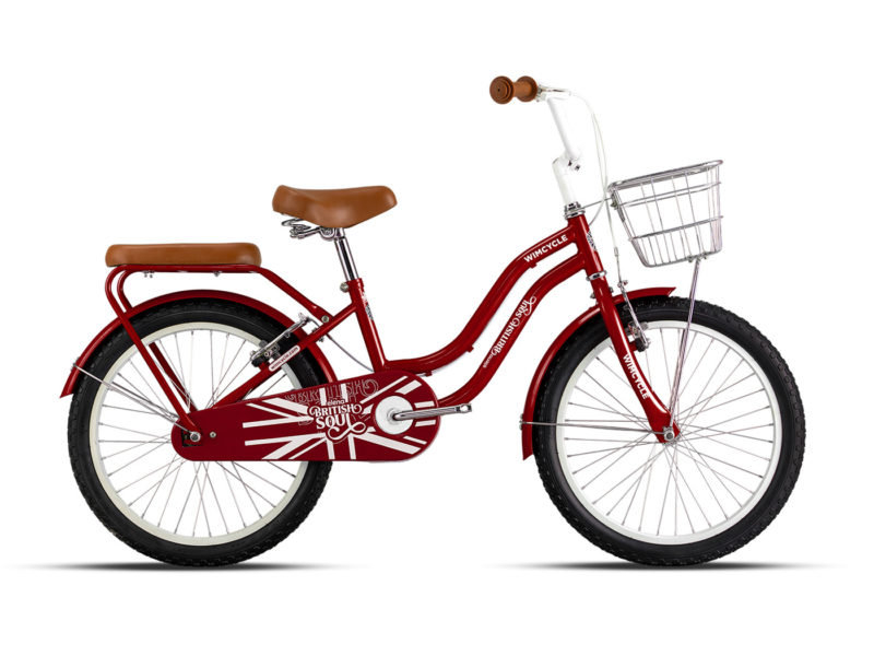 Sepeda Anak perempuan Elena British Soul 20" Maroon