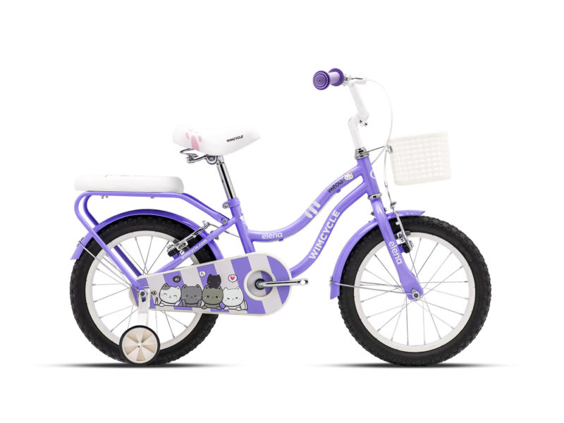 Sepeda Anak Perempuan Wimcycle MEOW 16" Purple