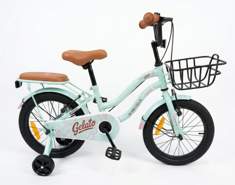 Sepeda Mini Anak Perempuan Wimcycle Elena Gelato 16 Aqua AI