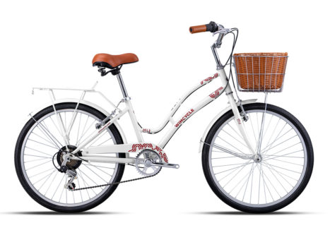 Sepeda City Bike Perempuan MY26 WIMCYCLE SEONNA LITE24 MISTY WHITE P